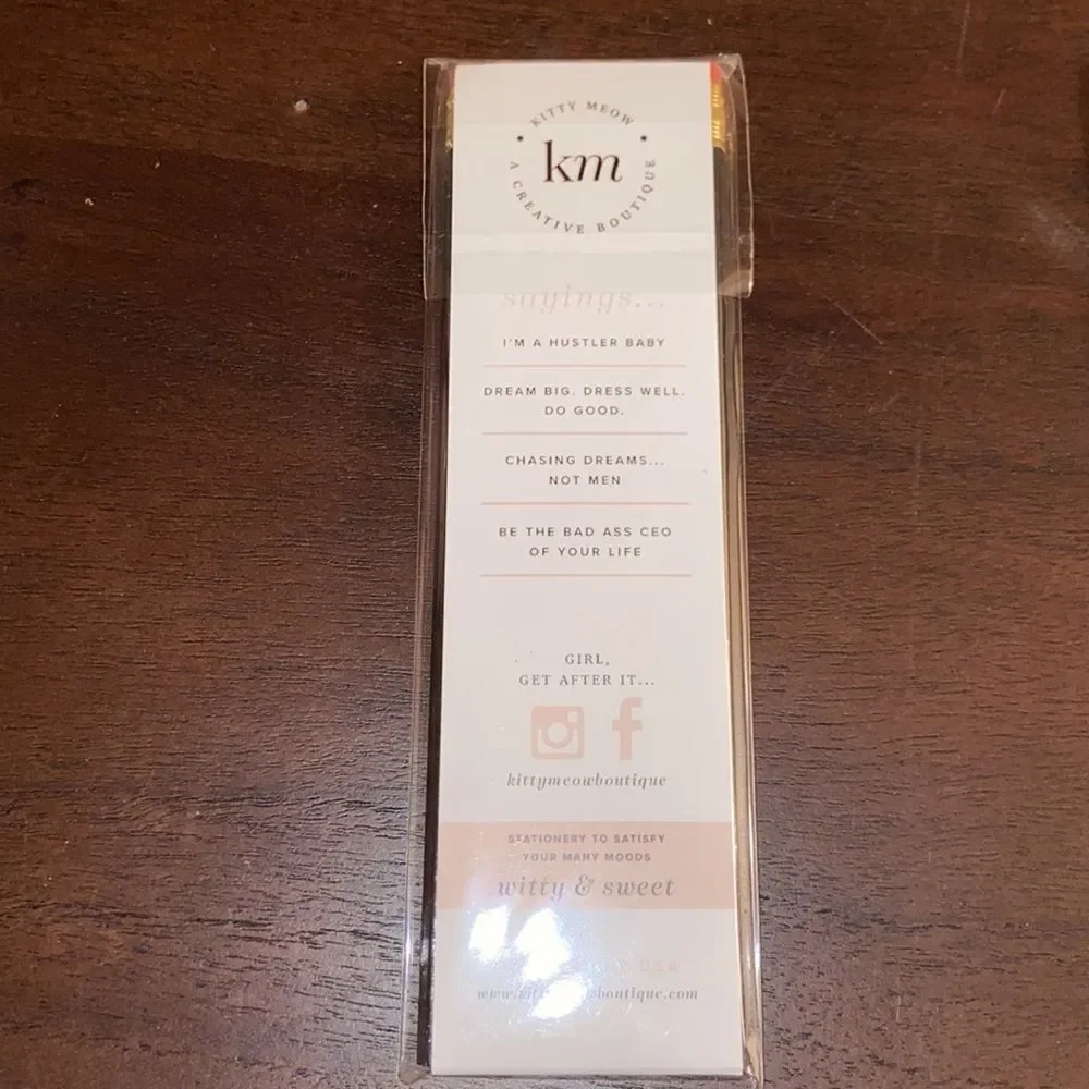 Kitty Meow Bad Ass Boss Lady Pencils (1 pack)